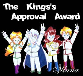 The Kings' Approval Award, drawn and awarded by Illuna